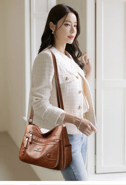 MADERA | Sac Messager Luxe en Cuir PU