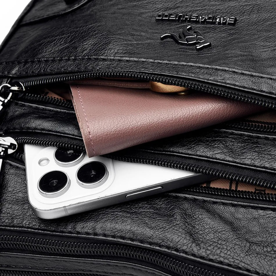 MADERA | Sac Messager Luxe en Cuir PU