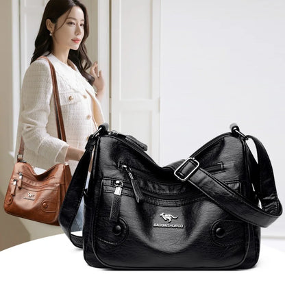 MADERA | Sac Messager Luxe en Cuir PU