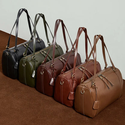 BOSTON | Sac Vintage en Cuir Véritable