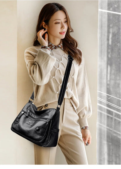 MADERA | Sac Messager Luxe en Cuir PU