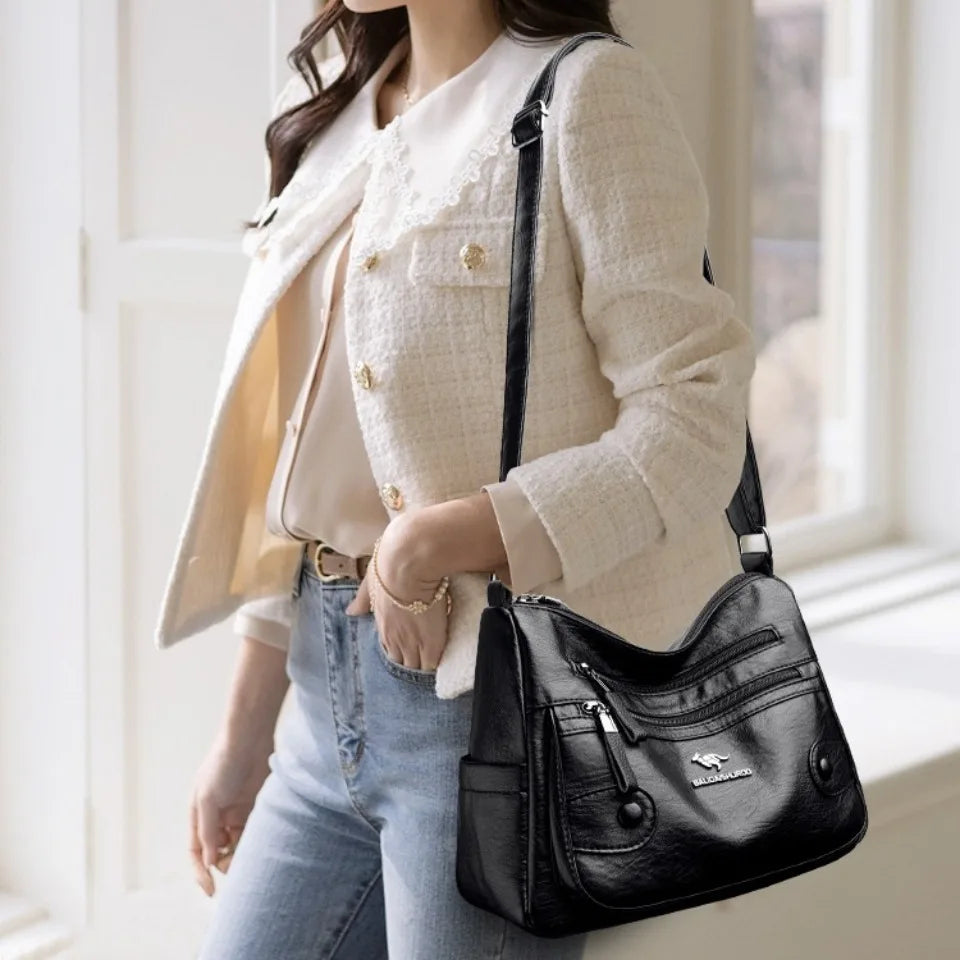 MADERA | Sac Messager Luxe en Cuir PU