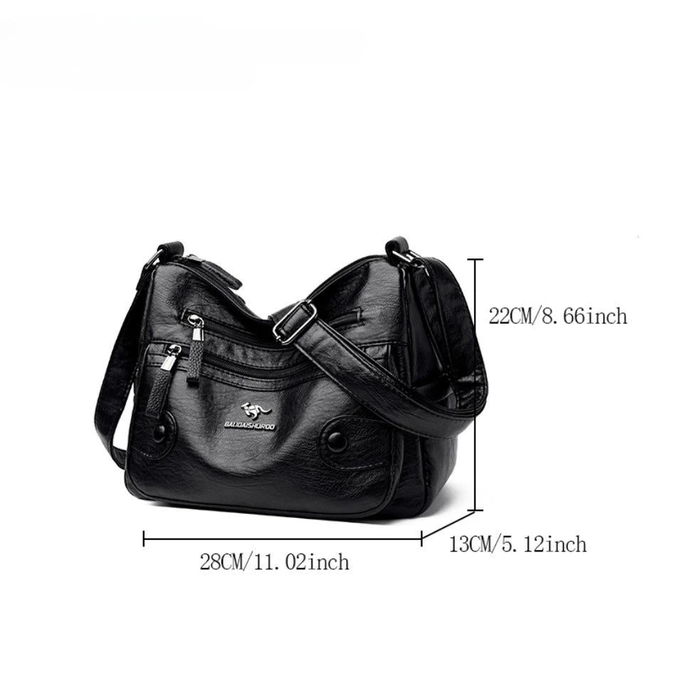 MADERA | Sac Messager Luxe en Cuir PU