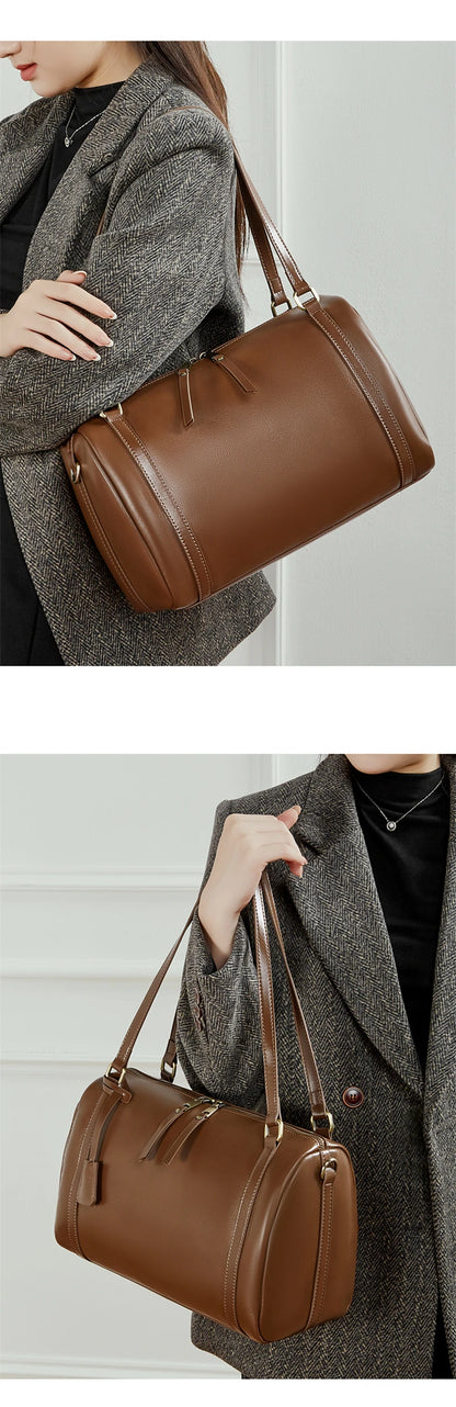 BOSTON | Sac Vintage en Cuir Véritable